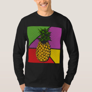 Summer Fruit Exotic Pineapple Lover Pop Art Pineap T-Shirt