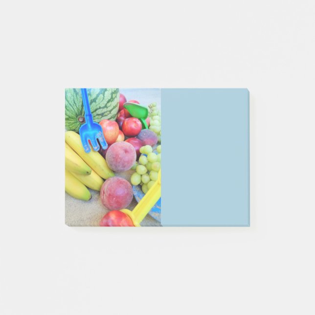 Summer Fruit, Healthy Food, Post It Notes (Front)
