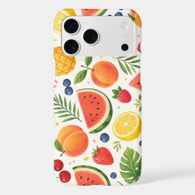 Summer Fruit Pattern Fabric | Tropical Watermelon  (Back)