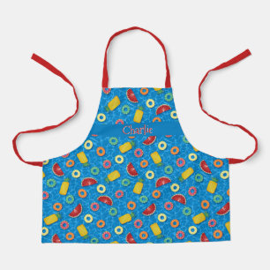 Summer Fruit Pool Floats Apron