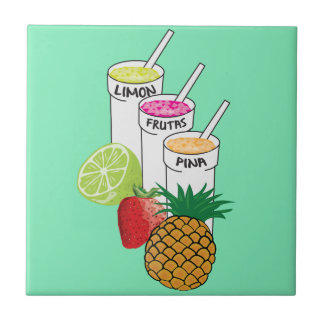 Summer Fruit smoothie Tile