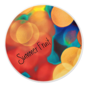 Summer Fruit (With Type) Ceramic Knob