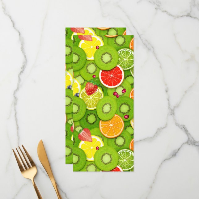 Summer Fruits 2 Menu (Front/Back In Situ)