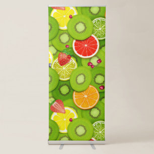 Summer Fruits 2 Retractable Banner