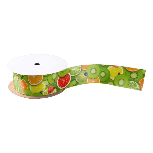 Summer Fruits 2 Satin Ribbon (Spool)