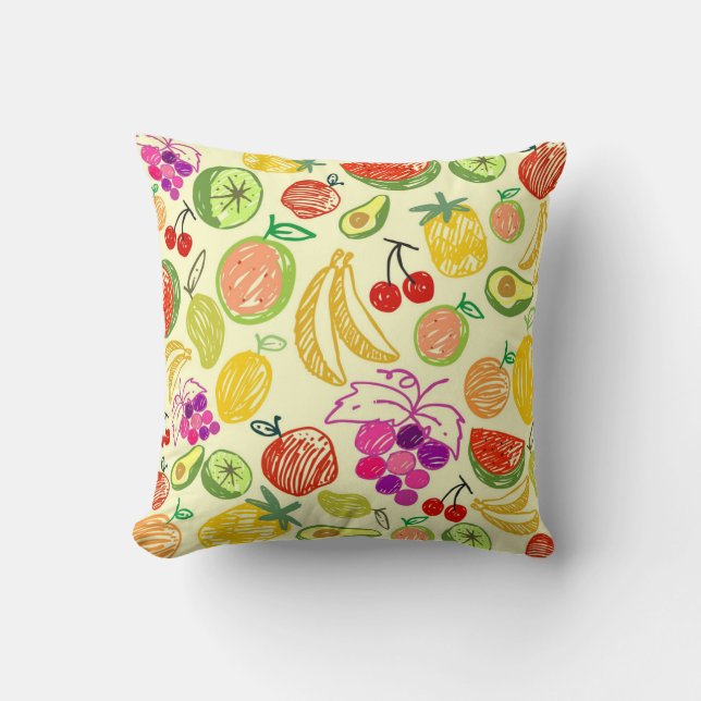 Summer fruits cushion (Front)