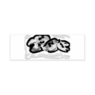 Summer fruits joy self-inking stamp