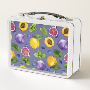 Summer Fruits Metal Lunch Box