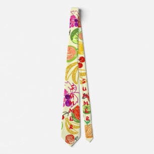 Summer fruits party tie