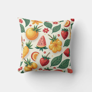 summer fruits pillow cushion
