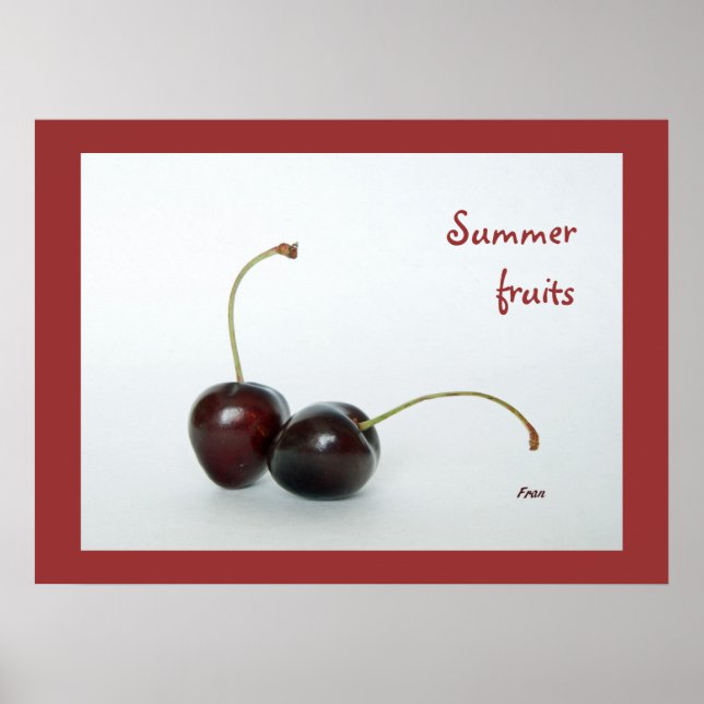 summer fruits poster (Front)