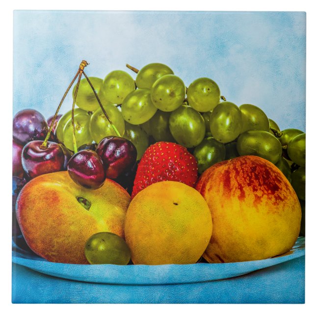 Summer fruits tile (Front)