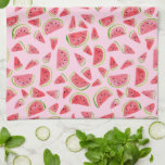 Summer Fruity Fun Watermelons Watercolor Colourful Tea Towel<br><div class="desc">Decorate your kitchen with this fun watercolor watermelons dish towel. Makes a great housewarming or wedding gift! 
You can customise it and add text too.
Check my shop for lots more colours and patterns!</div>