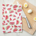 Summer Fruity Fun Watermelons Watercolor Colourful Tea Towel<br><div class="desc">Decorate your kitchen with this fun watercolor watermelons dish towel. Makes a great housewarming or wedding gift! 
You can customise it and add text too.
Check my shop for lots more colours and patterns!</div>