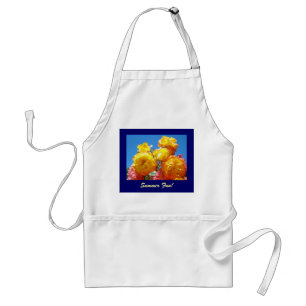 Summer Fun! apron Bright Summer Yellow Roses