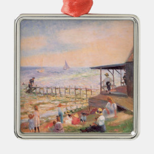 Summer Fun at the Beach Metal Tree Decoration