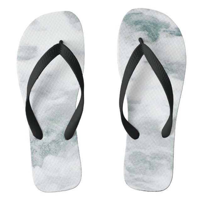 Summer Fun at the Beach on Flip Flops (Footbed)