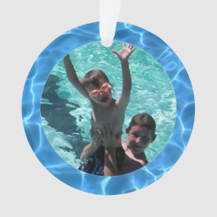Summer Fun at the Grandparents Family Photo Ornament