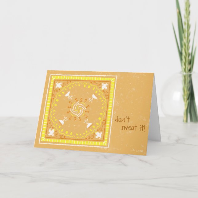 Summer Fun Bandanna Card (Front)
