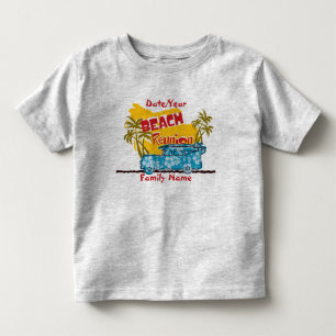 Summer Fun Beach  Family Reunion Toddler T-Shirt