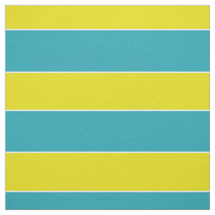 Summer Fun Blue and Yellow Stripe Fabric