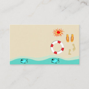 Summer Fun Business Card