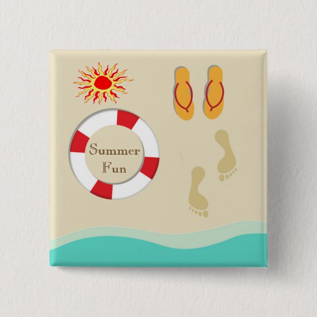 Summer Fun Button (Front)