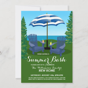 Summer Fun Celebration Party Invitations
