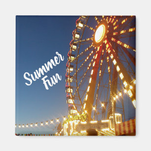 Summer Fun Ferris Wheel Carnival Rides Festival Magnet