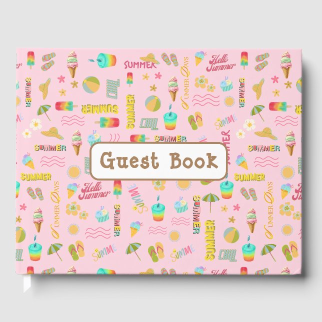 Summer Fun Guest Book (Front)