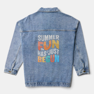 Summer fun has just begun denim jacket