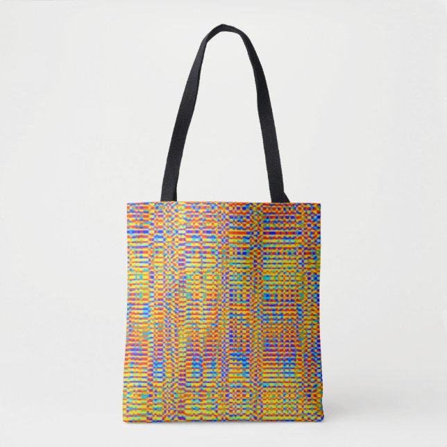 Summer fun holiday texture art party backgroundfin tote bag (Front)