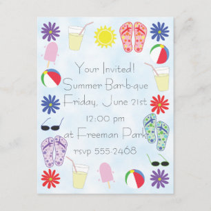 Summer Fun Invitation