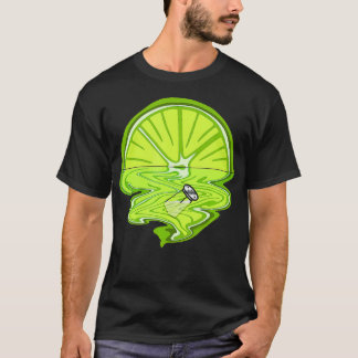 Summer Fun Lime Reflections with Floating Salt Su T-Shirt