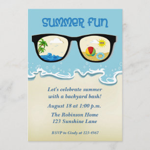 Summer Fun Party Invitation
