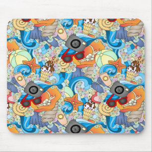 Summer Fun Pattern Mouse Mat