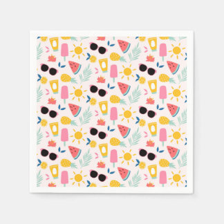 Summer Fun Pool Party Napkin