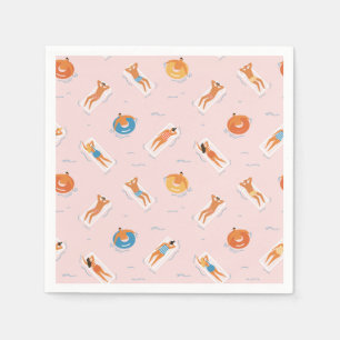 Summer Fun Pool Party napkins