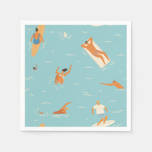 Summer Fun Pool Party napkins