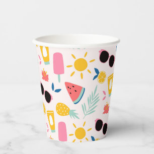 Summer Fun Pool Party Paper Cups