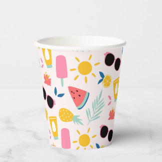 Summer Fun Pool Party Paper Cups