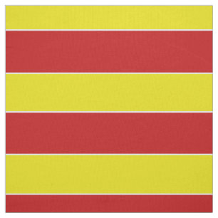 Summer Fun Red and Yellow Stripe Fabric