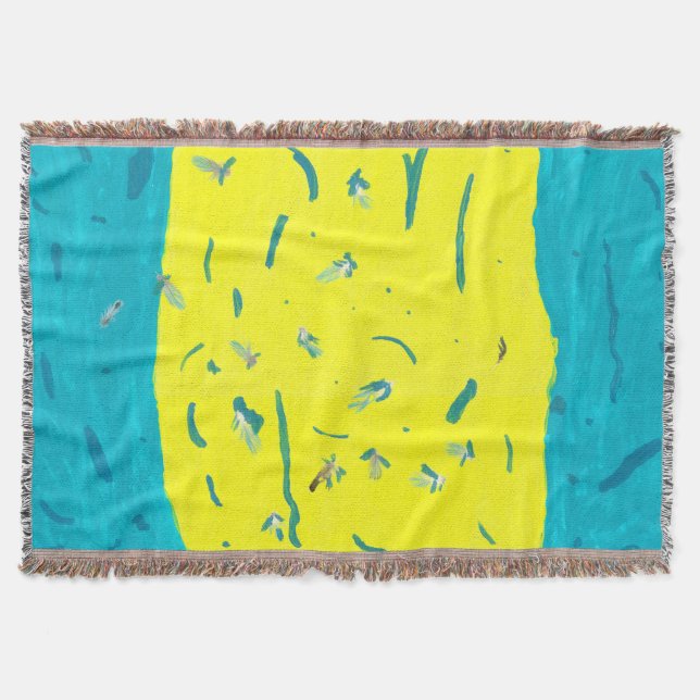 Summer Fun Throw Blanket (Front)