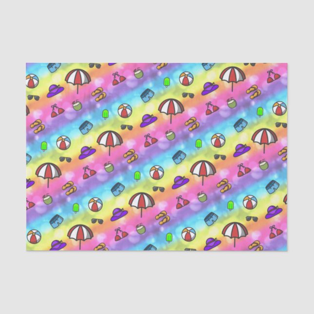 Summer Fun Tissue Paper (Front)