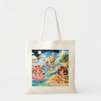 Summer fun tote bag