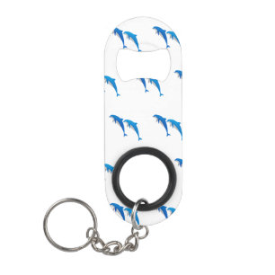 SUMMER, FUNNY GRAY AND BLUE DOLPHINS