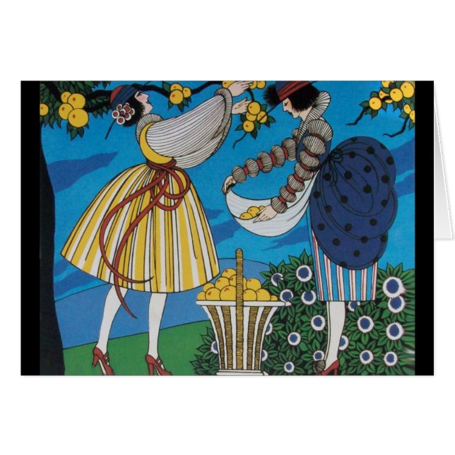 SUMMER GARDEN Art Deco Beauty Fashion (Front Horizontal)