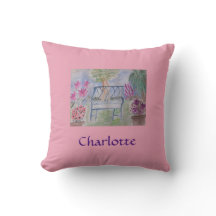 Summer Garden Bench Personalized