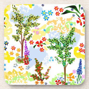 Summer garden coaster