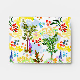 Summer garden envelope